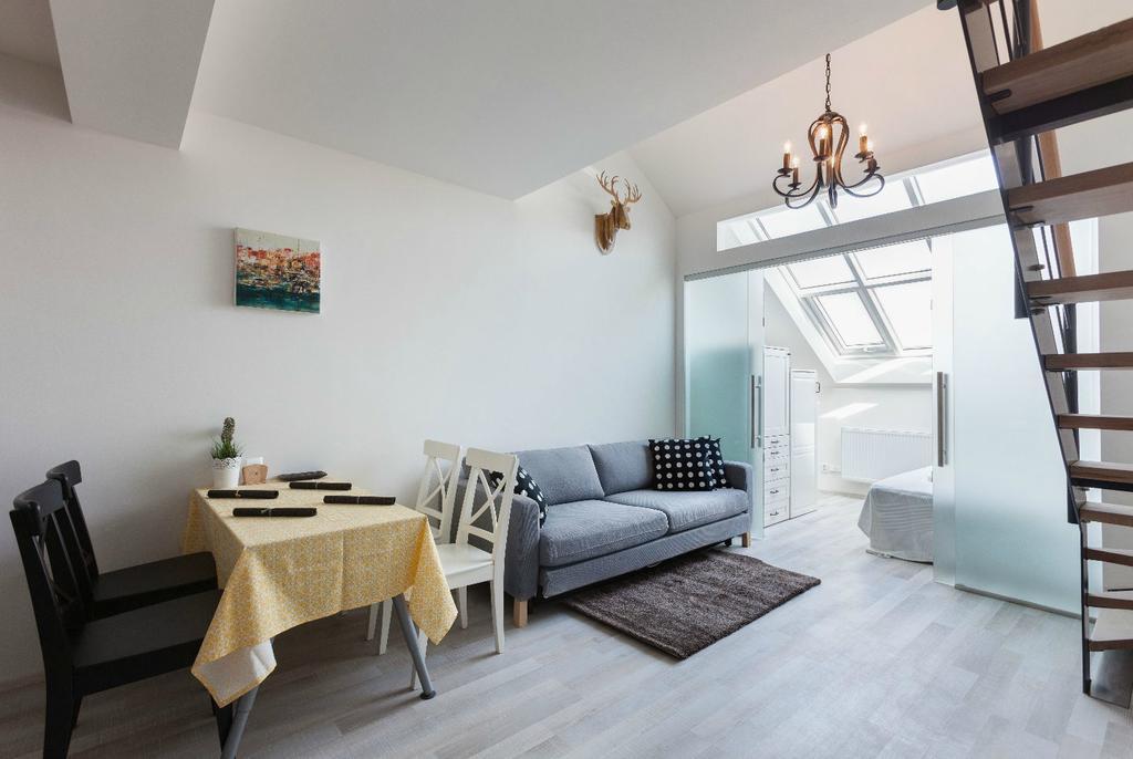 Apartmán Kent Ridge Loft, Sokolska Praha Exteriér fotografie