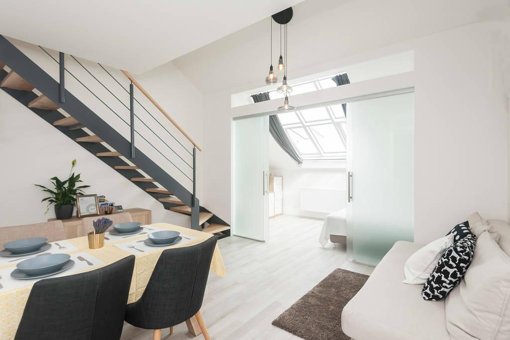 Apartmán Kent Ridge Loft, Sokolska Praha Exteriér fotografie